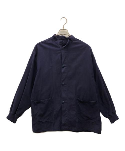 Needles（ニードルズ）Needles (ニードルズ) スタンドカラーアーミーシャツ ネイビー サイズ:Mの古着・服飾アイテム