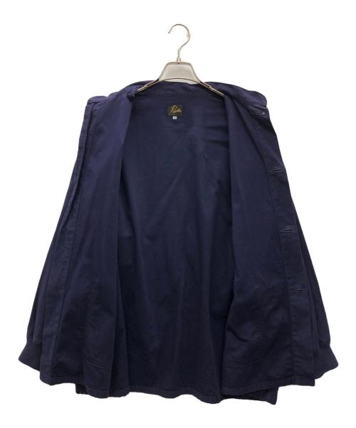 Needles（ニードルズ）Needles (ニードルズ) スタンドカラーアーミーシャツ ネイビー サイズ:Mの古着・服飾アイテム