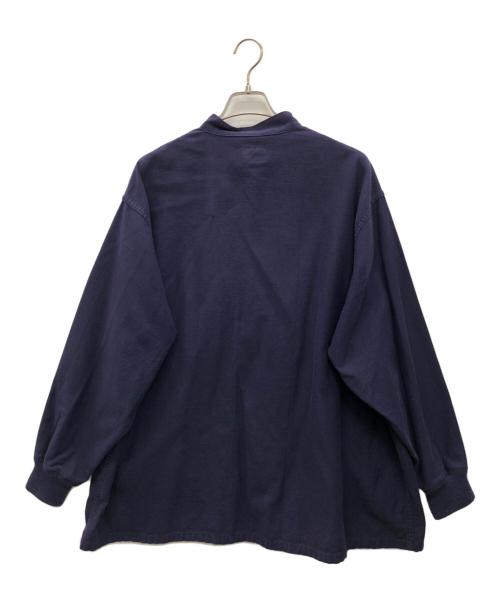 Needles（ニードルズ）Needles (ニードルズ) スタンドカラーアーミーシャツ ネイビー サイズ:Mの古着・服飾アイテム