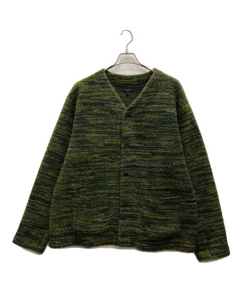 Engineered Garments（エンジニアド ガーメンツ）Engineered Garments (エンジニアードガーメンツ) 厚手カーディガン グリーン サイズ:Mの古着・服飾アイテム
