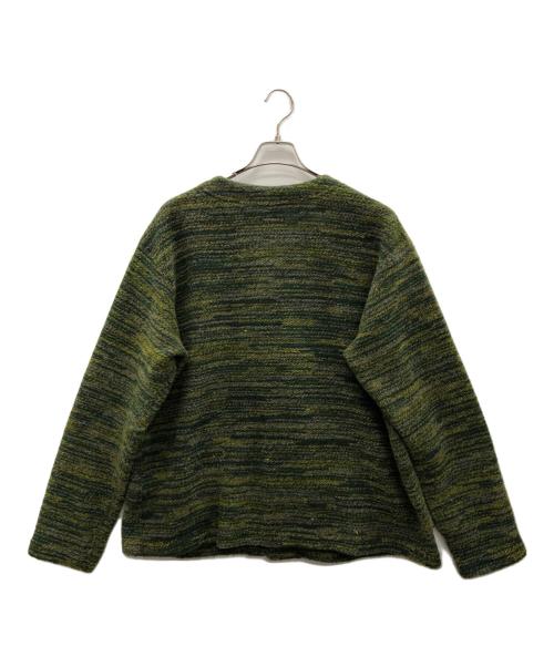 Engineered Garments（エンジニアド ガーメンツ）Engineered Garments (エンジニアードガーメンツ) 厚手カーディガン グリーン サイズ:Mの古着・服飾アイテム