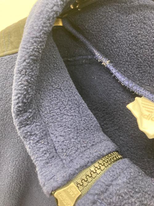 adidas（アディダス）adidas (アディダス) ハーフジップスウェット ネイビー サイズ:Lの古着・服飾アイテム