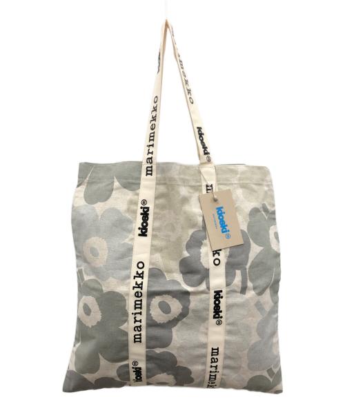 Marimekko Kioski（マリメッコキオスキ）marimekko KIOSKI (マリメッコキオスキ) トートバッグ ライトグレー 未使用品の古着・服飾アイテム