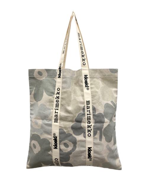 Marimekko Kioski（マリメッコキオスキ）marimekko KIOSKI (マリメッコキオスキ) トートバッグ ライトグレー 未使用品の古着・服飾アイテム