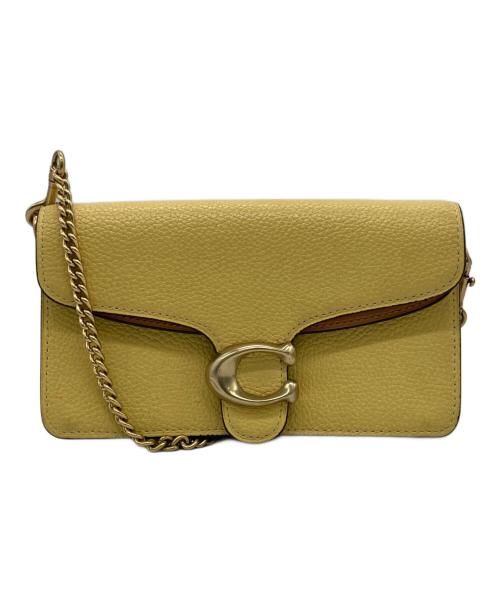 COACH（コーチ）COACH (コーチ) タビーチェーンクラッチ イエローの古着・服飾アイテム