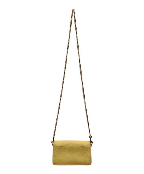 COACH（コーチ）COACH (コーチ) タビーチェーンクラッチ イエローの古着・服飾アイテム