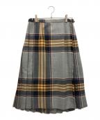 O'NEIL OF DUBLINオニールオブダブリン）の古着「巻きスカート」｜グレー×イエロー