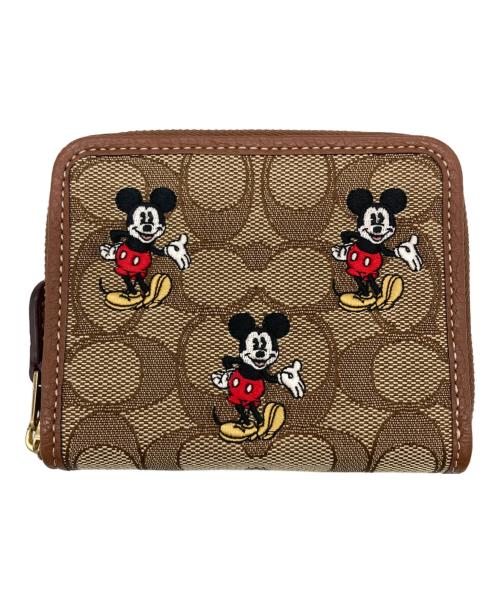 COACH（コーチ）COACH (コーチ) DISNEY (ディズニー) スモール ジップ アラウンド ウォレットの古着・服飾アイテム