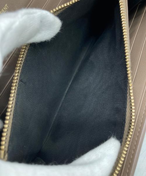 Saint Laurent Paris（サンローランパリ）Saint Laurent Paris (サンローランパリ) 長財布 ベージュの古着・服飾アイテム