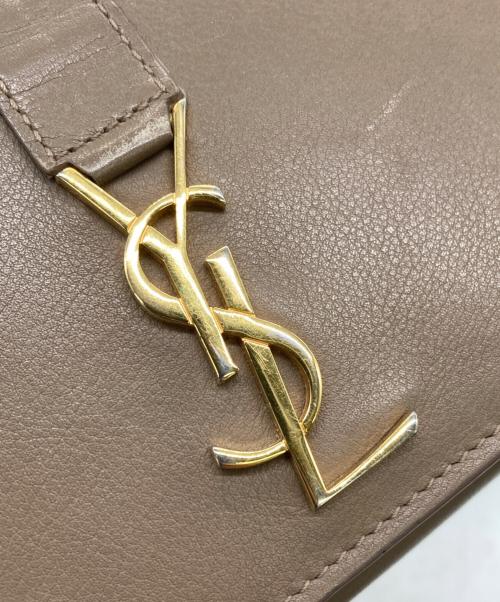 Saint Laurent Paris（サンローランパリ）Saint Laurent Paris (サンローランパリ) 長財布 ベージュの古着・服飾アイテム