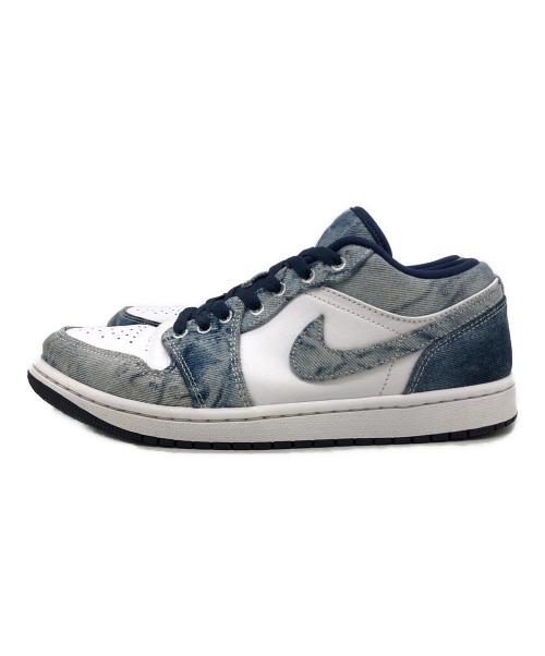 NIKE（ナイキ）NIKE (ナイキ) AIR JORDAN1 LOW ブルー×ホワイト サイズ:26.5の古着・服飾アイテム