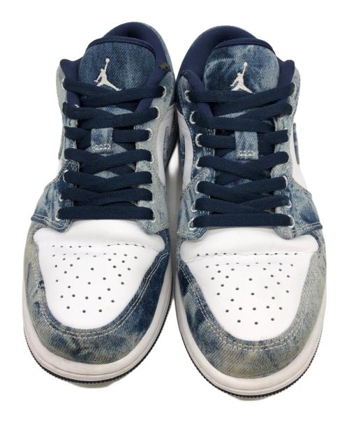 NIKE（ナイキ）NIKE (ナイキ) AIR JORDAN1 LOW ブルー×ホワイト サイズ:26.5の古着・服飾アイテム
