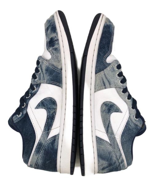 NIKE（ナイキ）NIKE (ナイキ) AIR JORDAN1 LOW ブルー×ホワイト サイズ:26.5の古着・服飾アイテム