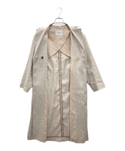 SLOBE IENA（スローブ イエナ）SLOBE IENA (スローブ イエナ) リネンコート ホワイト サイズ:Freeの古着・服飾アイテム
