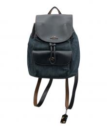 COACH（コーチ）の古着「リュック」｜ネイビー