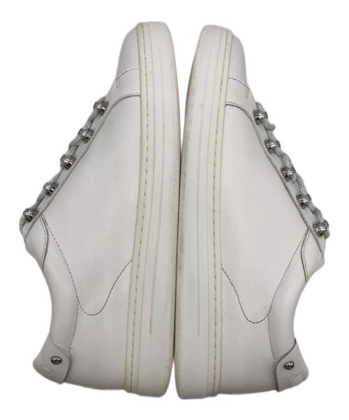 JIMMY CHOO（ジミーチュウ）JIMMY CHOO (ジミーチュウ) スニーカー アイボリー サイズ:39（24.5-25）の古着・服飾アイテム