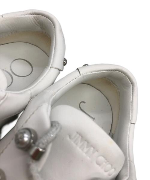JIMMY CHOO（ジミーチュウ）JIMMY CHOO (ジミーチュウ) スニーカー アイボリー サイズ:39（24.5-25）の古着・服飾アイテム