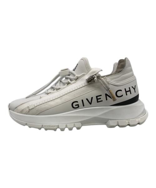 GIVENCHY（ジバンシィ）GIVENCHY (ジバンシィ) Spectre Runner Sneakers In Leather With Zip アイボリー サイズ:36の古着・服飾アイテム