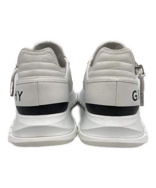 GIVENCHY（ジバンシィ）GIVENCHY (ジバンシィ) Spectre Runner Sneakers In Leather With Zip アイボリー サイズ:36の古着・服飾アイテム