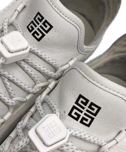 GIVENCHY（ジバンシィ）GIVENCHY (ジバンシィ) Spectre Runner Sneakers In Leather With Zip アイボリー サイズ:36の古着・服飾アイテム