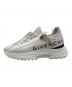 GIVENCHY (ジバンシィ) Spectre Runner Sneakers In Leather With Zip アイボリー サイズ:36：70000円