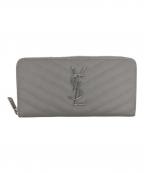 Saint Laurent Parisサンローランパリ）の古着「長財布」｜グレー