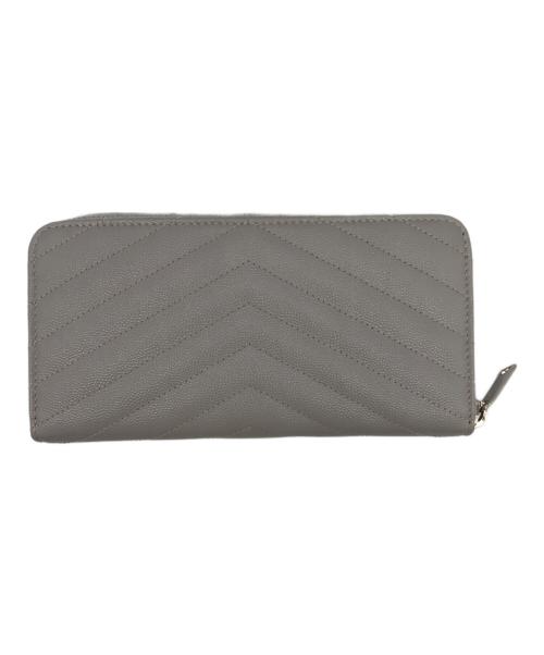 Saint Laurent Paris（サンローランパリ）Saint Laurent Paris (サンローランパリ) 長財布 グレーの古着・服飾アイテム