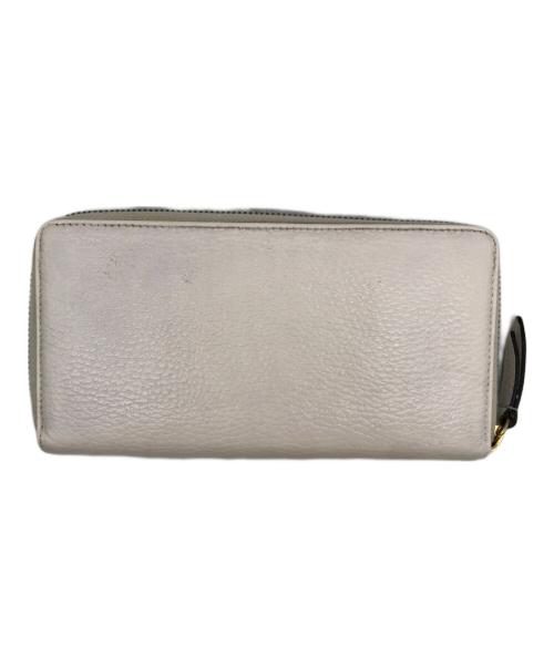 GUCCI（グッチ）GUCCI (グッチ) ダブルG ジップアラウンド ウォレット アイボリーの古着・服飾アイテム