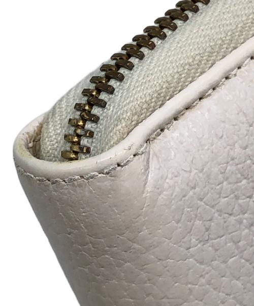 GUCCI（グッチ）GUCCI (グッチ) ダブルG ジップアラウンド ウォレット アイボリーの古着・服飾アイテム