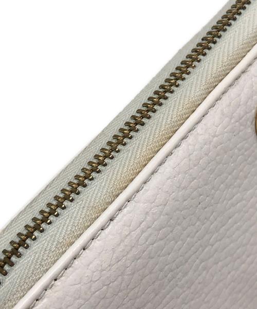 GUCCI（グッチ）GUCCI (グッチ) ダブルG ジップアラウンド ウォレット アイボリーの古着・服飾アイテム