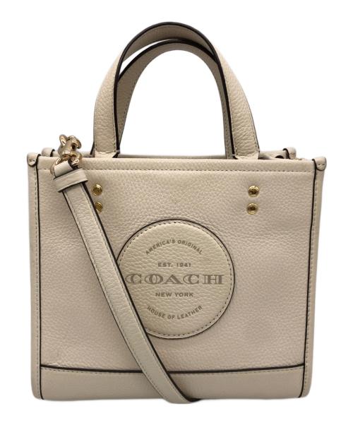 COACH（コーチ）COACH (コーチ) 2WAYショルダーバッグ ベージュの古着・服飾アイテム