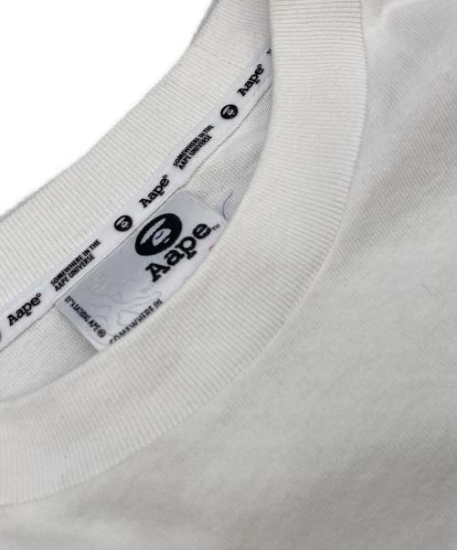 Aape BY A BATHING APE（エーエイプ バイ アベイシングエイプ）Aape BY A BATHING APE (エーエイプ バイ アベイシングエイプ) RUSSELL ATHLETIC (ラッセルアスレチック) Tシャツ ホワイト サイズ:Sの古着・服飾アイテム