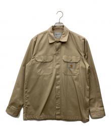 CarHartt（カーハート）の古着「ロングスリーブクラフトシャツ」｜ベージュ