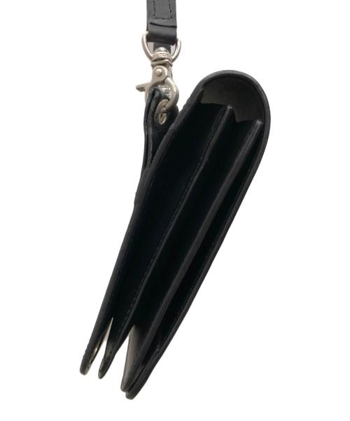 AMI PARIS（アミ パリス）AMI PARIS (アミ パリス) アコーディオンミニショルダーポーチ ブラックの古着・服飾アイテム