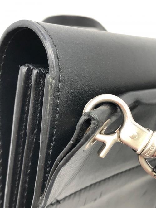 AMI PARIS（アミ パリス）AMI PARIS (アミ パリス) アコーディオンミニショルダーポーチ ブラックの古着・服飾アイテム