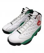 NIKEナイキ）の古着「Air Jordan 13 Retro Lucky Green Sneaker」｜ホワイト×グリーン