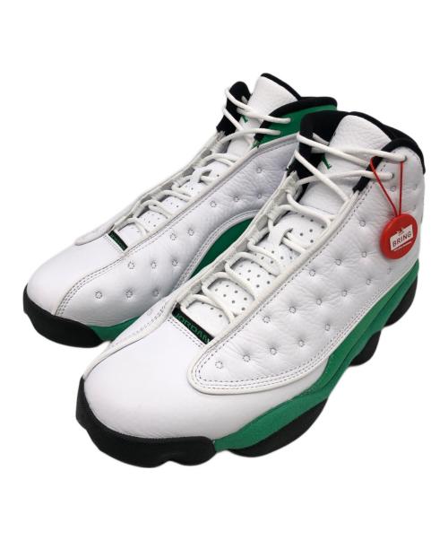 NIKE（ナイキ）NIKE (ナイキ) Air Jordan 13 Retro Lucky Green Sneaker ホワイト×グリーン サイズ:27.0の古着・服飾アイテム