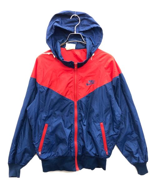 NIKE（ナイキ）NIKE (ナイキ) ウィンドランナージャケット ブルー×レッド サイズ:XLの古着・服飾アイテム