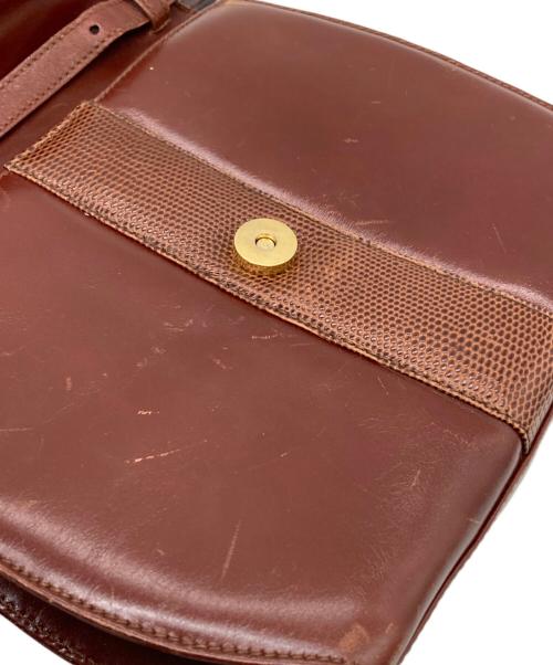 Salvatore Ferragamo（サルヴァトーレ フェラガモ）Salvatore Ferragamo (サルヴァトーレ フェラガモ) ショルダーバッグ ボルドーの古着・服飾アイテム