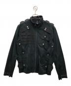 PDWピーディーダブリュー）の古着「ジップジャケット」｜ブラック