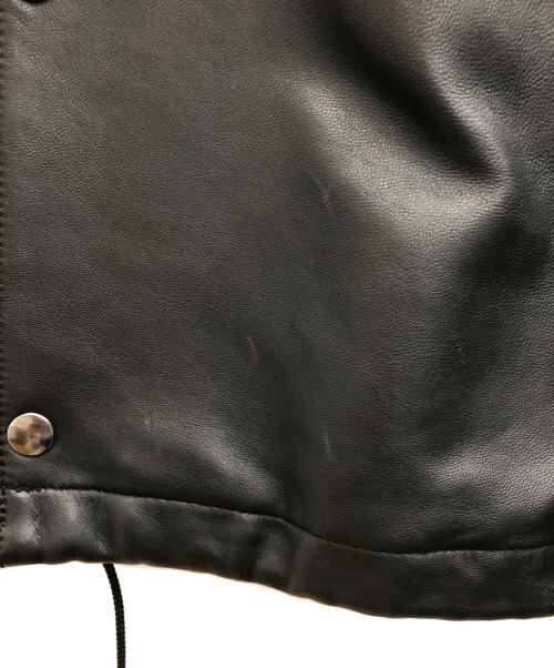 BEAUTY&YOUTH UNITED ARROWS（ビューティーアンドユースユナイテッドアローズ）BEAUTY&YOUTH UNITED ARROWS (ビューティーアンドユースユナイテッドアローズ) レザージャケット ブラック サイズ:Mの古着・服飾アイテム