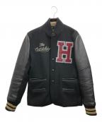 291595=HOMMEニーキューイチニーキューゴーオム）の古着「スタジャン」｜ブラック