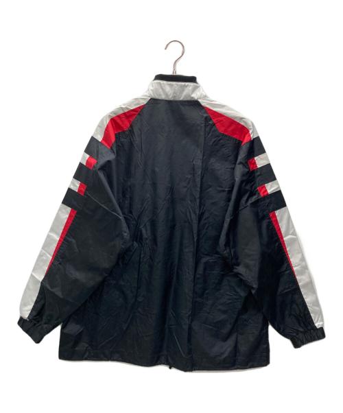 adidas（アディダス）adidas (アディダス) ハーフジップナイロンジャケット ネイビー サイズ:M-Lの古着・服飾アイテム