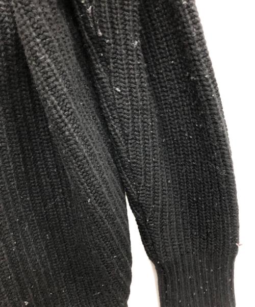 DIESEL（ディーゼル）DIESEL (ディーゼル) ニットドッキングジャケット ブラック×インディゴ サイズ:XSの古着・服飾アイテム