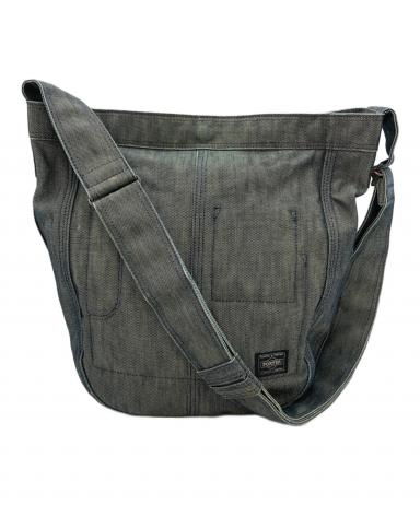 中古・古着通販】PORTER (ポーター) デニムショルダーバッグ