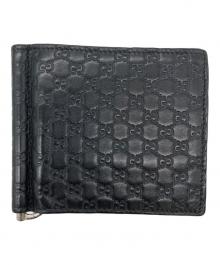 GUCCI（グッチ）の古着「札入れ　マイクログッチシマ」｜ブラック