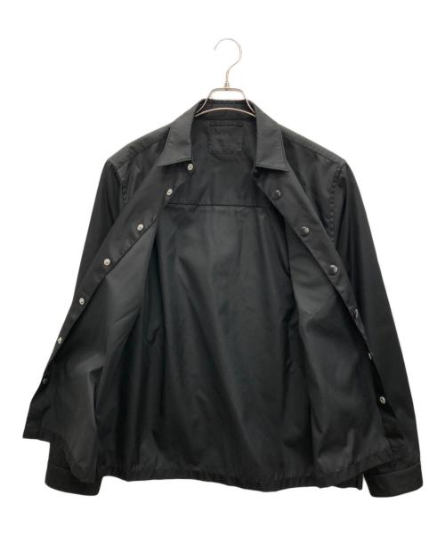PRADA（プラダ）PRADA (プラダ) Re-Nylon シャツジャケット ブラック サイズ:Mの古着・服飾アイテム