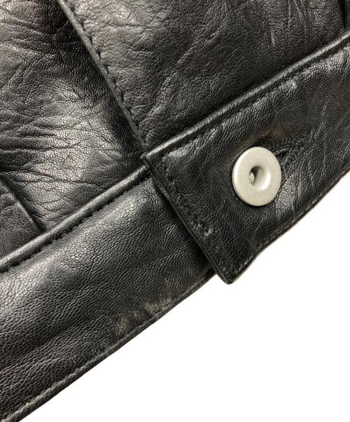 JOURNAL STANDARD（ジャーナルスタンダード）JOURNAL STANDARD (ジャーナルスタンダード) トラッカーレザージャケット ブラック サイズ:Lの古着・服飾アイテム