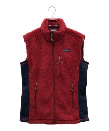 Patagonia（パタゴニア）の古着「フリースベスト」｜レッド×ネイビー