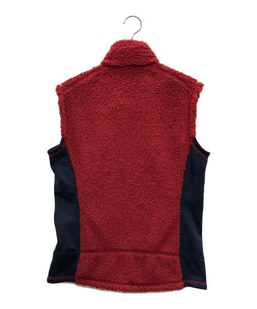 Patagonia（パタゴニア）Patagonia (パタゴニア) フリースベスト レッド×ネイビー サイズ:Sの古着・服飾アイテム